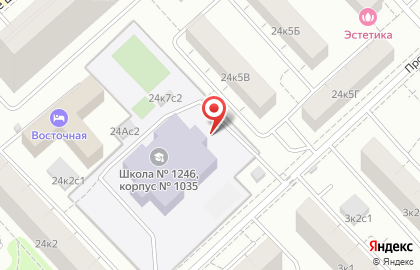 Школа танцев Сумбур на Бульваре Рокоссовского на карте
