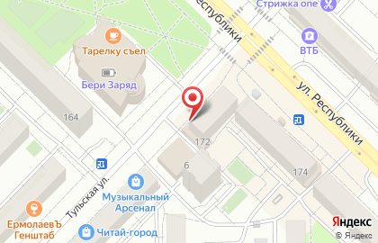 Японская парикмахерская Причесон на улице Республики на карте