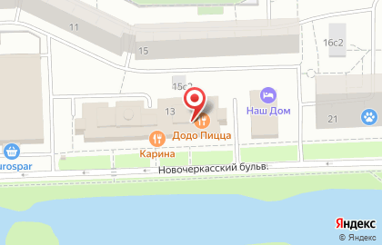 Подружка в Марьино (б-р Новочеркасский) на карте