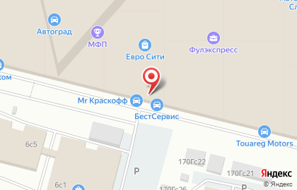 Столовая в Москве на карте