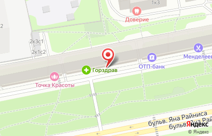 Район Тушино Северное Межрайонное отделение социальной реабилитации инвалидов на карте