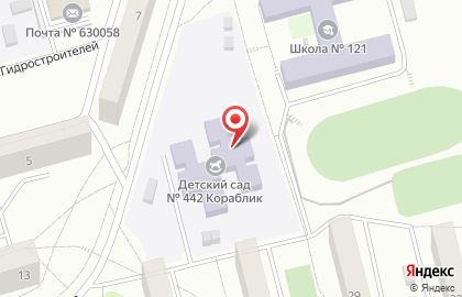 Детский сад №442 Кораблик, комбинированного вида на карте