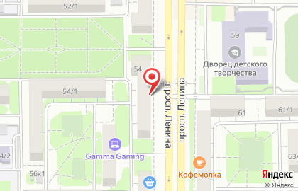 Совкомбанк на проспекте Ленина, 54 на карте