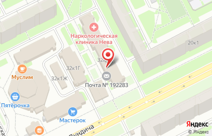 Почта России в Санкт-Петербурге на карте
