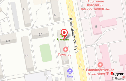 Компьютерный сервис на Комсомольской на карте