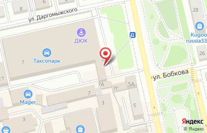 Магазин автотоваров на улице Чайковского на карте