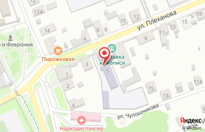 Специальная (коррекционная) общеобразовательная школа-интернат округа Муром в Муроме на карте
