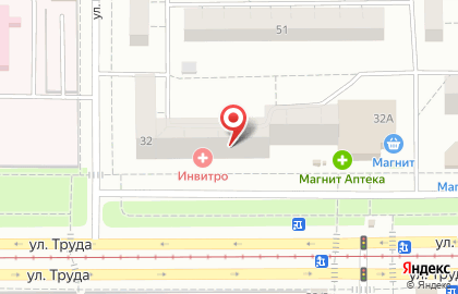 Агентство недвижимости Корниенко Илья Николаевич на улице Труда на карте