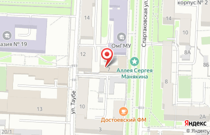 Омский гарнизонный военный суд на карте