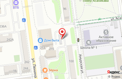 Бирюса на улице Ленина на карте