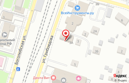 1xbet на улице Грибоедова на карте