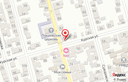 Стоматологический центр Мастер дент на Курской улице на карте