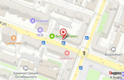 Центр помощи кредитным должникам Победа в Октябрьском районе на карте