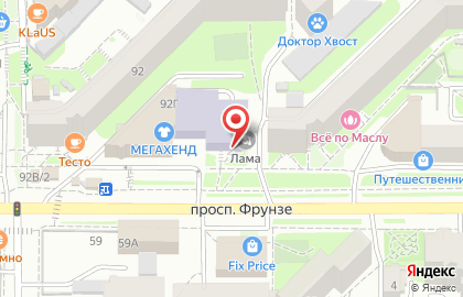 Томская областная детско-юношеская библиотека на карте