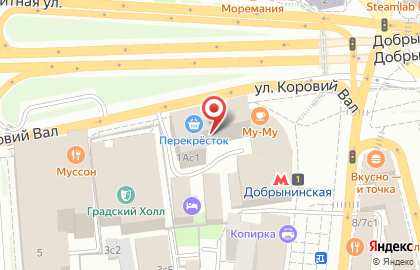 Магазин Leo Ventoni на улице Коровий Вал на карте