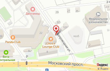 Спорт-бар Арена на Водопроводной улице на карте