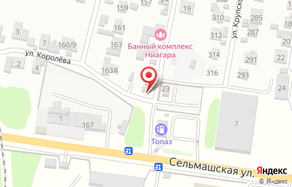 Продуктовый магазин Удачный в Рубцовске на карте