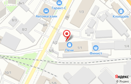 Магазин Русская охота в Новосибирске на карте