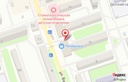 Мастерская по ремонту обуви на улице Васнецова на карте