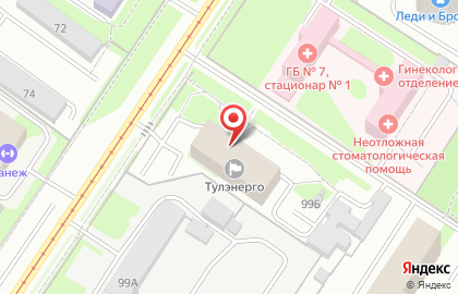 Тулэнерго в Туле на карте