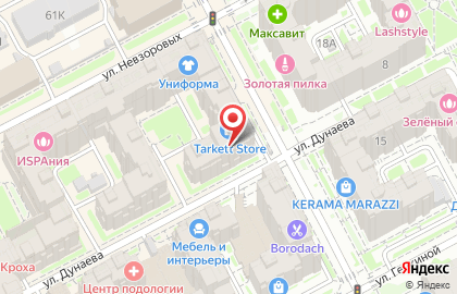 Мебельная компания Дедал-сервис на Ижорской улице на карте