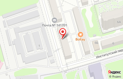 Страховая компания Росгосстрах на улице Циолковского в Долгопрудном на карте