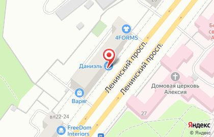 Агентство Татьяны Мамонтовой Ленинский проспект на карте