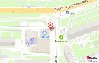 Мебельная компания Модуль на проспекте Циолковского на карте
