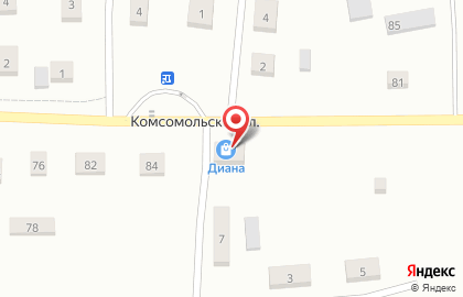 Универсальный магазин Диана на карте