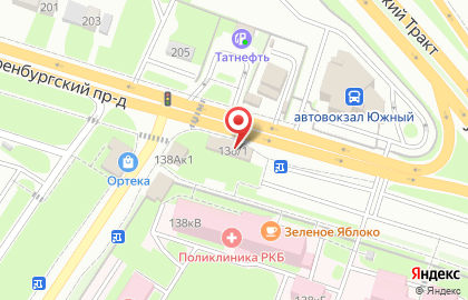 Продуктовый магазин в Казани на карте