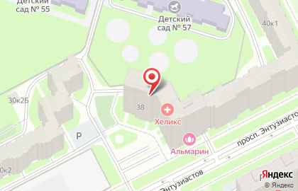 Автомат и киоск по продаже питьевой воды Ключ Здоровья в Красногвардейском районе на карте
