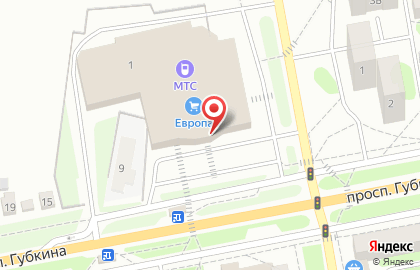 Салон связи МегаФон на проспекте Губкина на карте