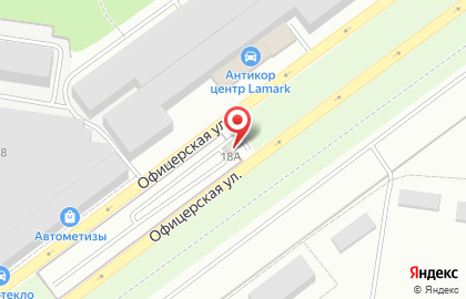 Пава на Офицерской улице на карте
