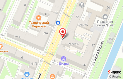 Промсвязьбанк в Санкт-Петербурге на карте