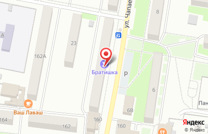 Фирменный магазин Ермолино на улице Чапаева на карте