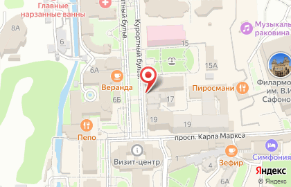 Кафе ШокОлад в Кисловодске на карте