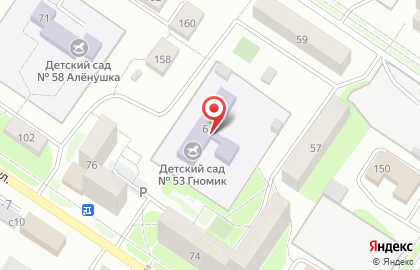 Детский сад Гномик №53 на карте