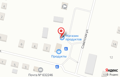 Магазин Настя на Советской улице на карте