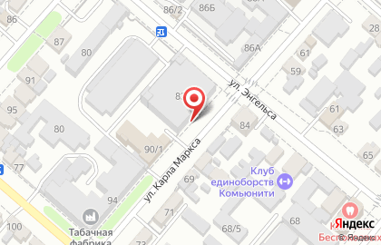 Магазин Автодеталь на улице Карла Маркса на карте