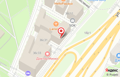 Ресторан Larionov Restaurant на карте