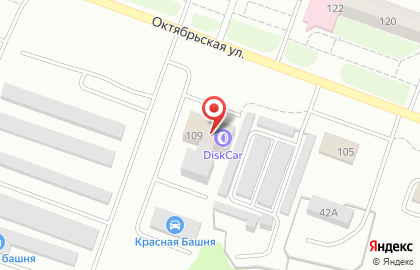 Торговая компания Техноавиа на Октябрьской улице на карте