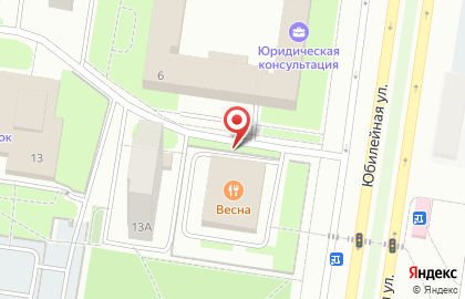 Автостоянка на Юбилейной, 6в на карте