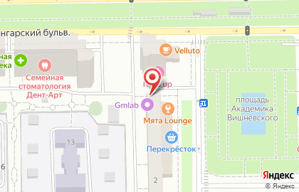 Кальян-бар Мята Lounge Варшавка на Ялтинской на карте