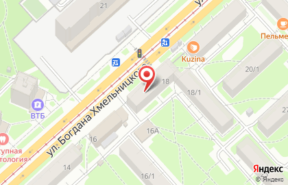 Аптека Радуга на улице Богдана Хмельницкого на карте