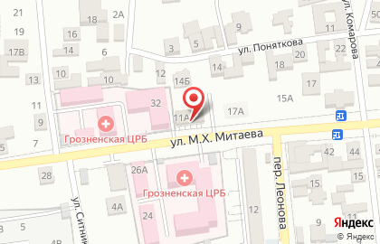 Аптека №1 в Грозном на карте