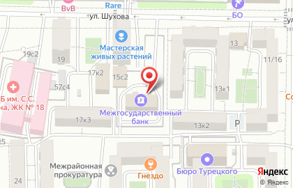 Межгосударственный банк на карте