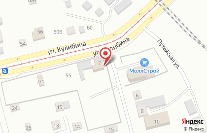 Магазин МоллСтрой на улице Чехова, 7 на карте
