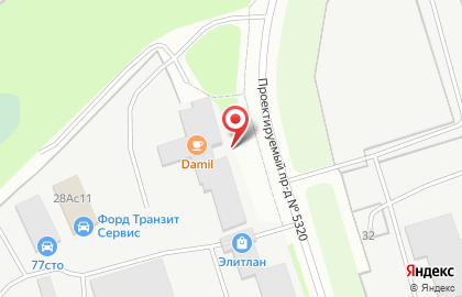 Столовая в Москве на карте