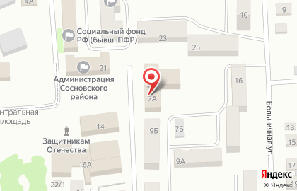 Сосновский районный суд на карте