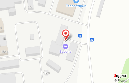 Ресторанно-гостиничный комплекс Европа в Тюмени на карте